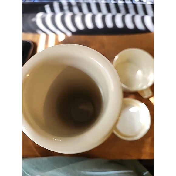 Vintage Aladdin Beige Thermos Bottle w/ Handle Retro 70s80s Lunchbox Drink Jug - Picture 6 of 6